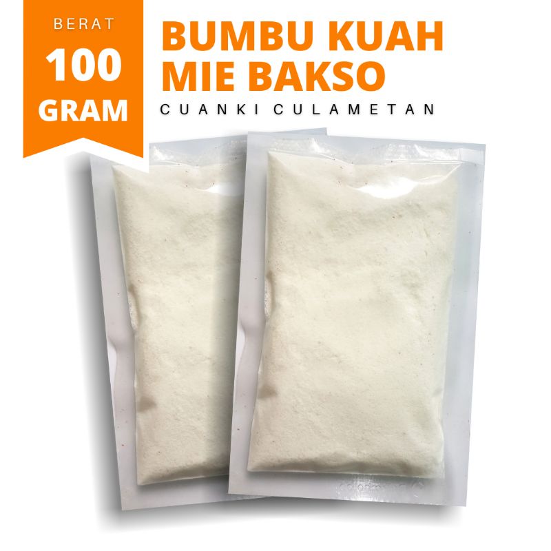 

Bumbu kuah bakso baso aci seblak dan mie 100 gram