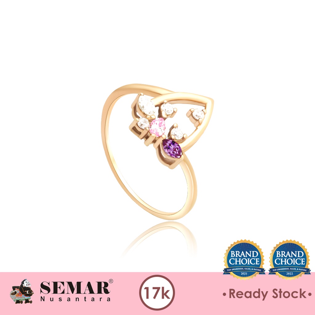 Cincin Emas Kiara Gold 17K Semar Nusantara