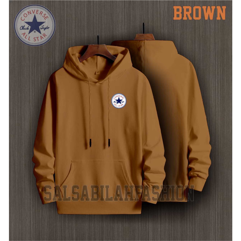 TERMURAH !! COD Jaket Sweater Hoodie Pria Distro CONVERSOriginal Big Size Jumbo M - XXL