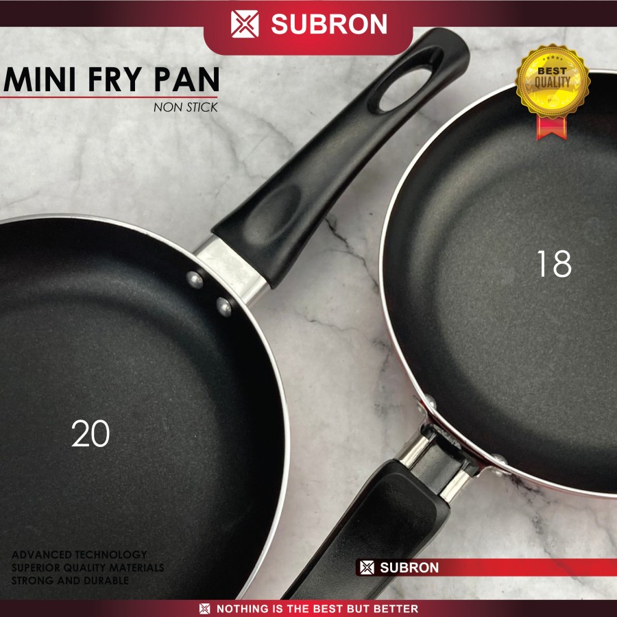 Frying Pan Lapis Teflon Non-Stick Anti Lengket 18/20cm - SUBRON