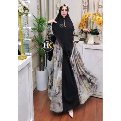 Delisa Syari Series Set Hijab Original HK by Dermawan