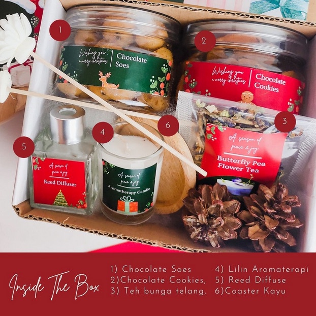 

(COD) Christmas Hampers Giftbox Christmas Kado Natal Gift Christmas - LENGKAP