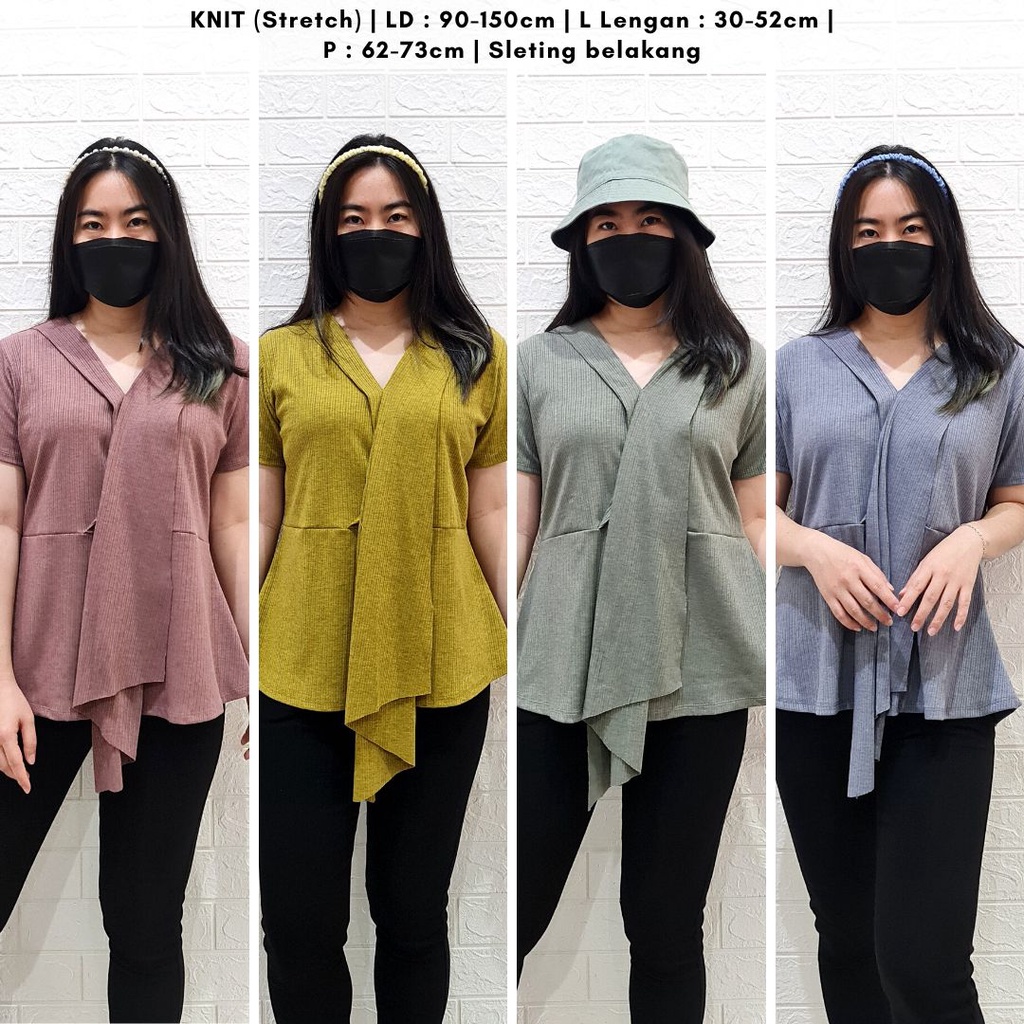 ready 4439 renesme knit blouse