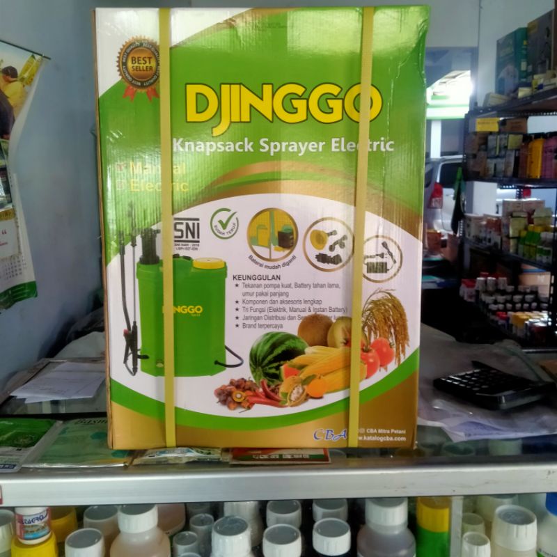 sprayer double fungsi (elektrik dan manual) merk djinggo