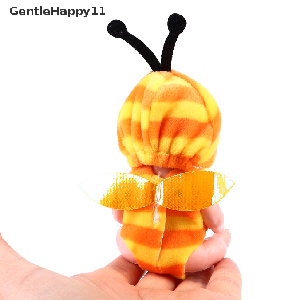 Gentlehappy 1pc Mainan Boneka Bayi Tidur Tinggi 3.5 &quot;