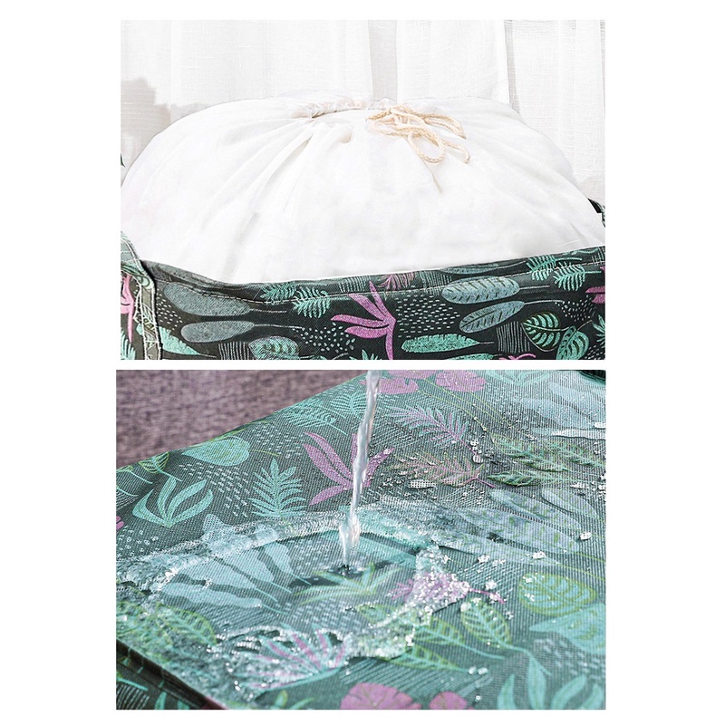 MARKAS HL0464 Tempat Penyimpanan Mainan Baju / Storage Bag Serbaguna Keranjang Lipat Tempat Mainan Anak Bed Cover Baju Celana Gorden Selimut Baju Kotor Motif Minimalis