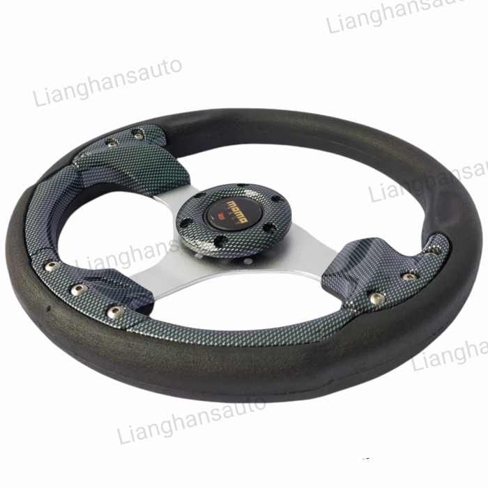 Stir Setir Racing Mobil Universal 13" Carbon