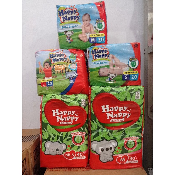 pampers happy nappy type perekat murah