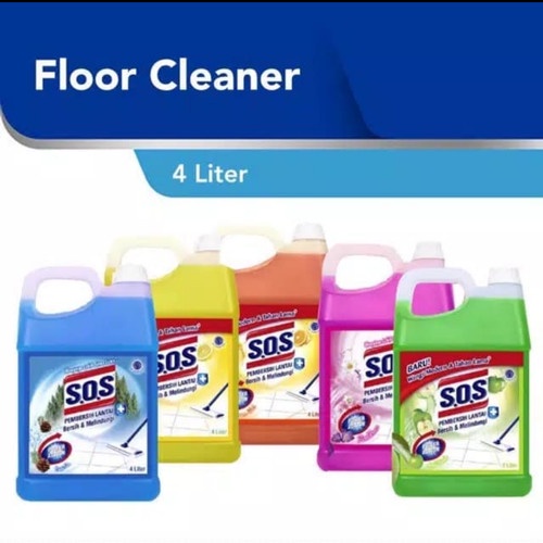 SOS Floor Cleaner 4 Liter / Pembersih Lantai