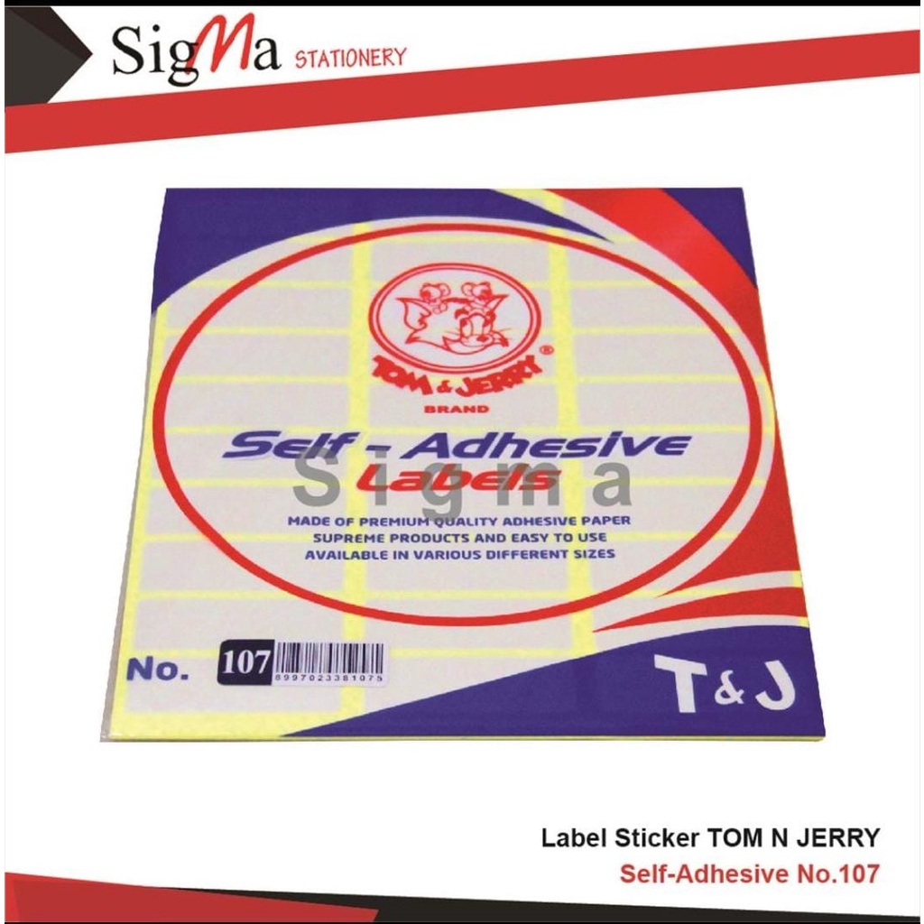 

Tom n Jerry Label Putih 107 (Pad)