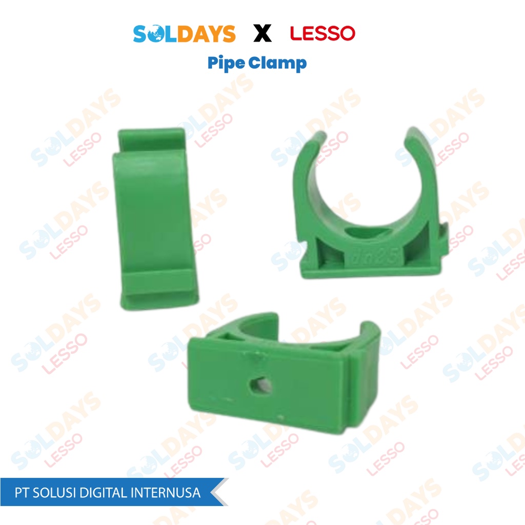 Lesso PPR Pipe  Clamp dn32 1&quot; / Klem Pipa PPR 32mm 1 inch