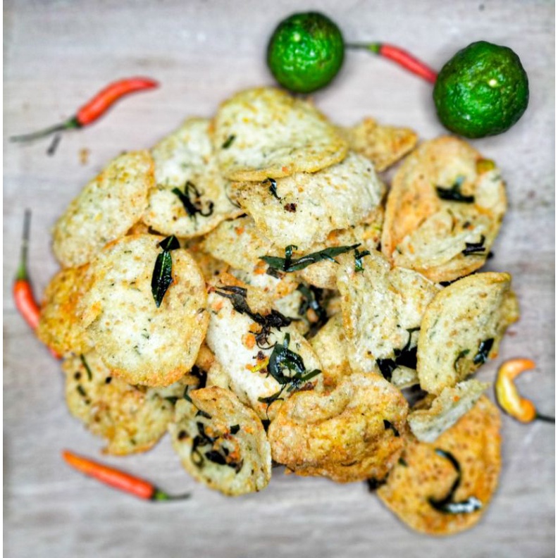 

Basreng(Bakso goreng) daun jeruk