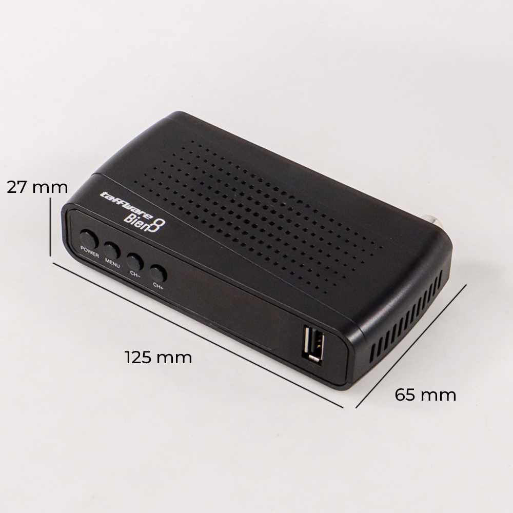 Taffware STB Set Top Box Bien8 Digital TV Tuner Box 1080P DVB-T2