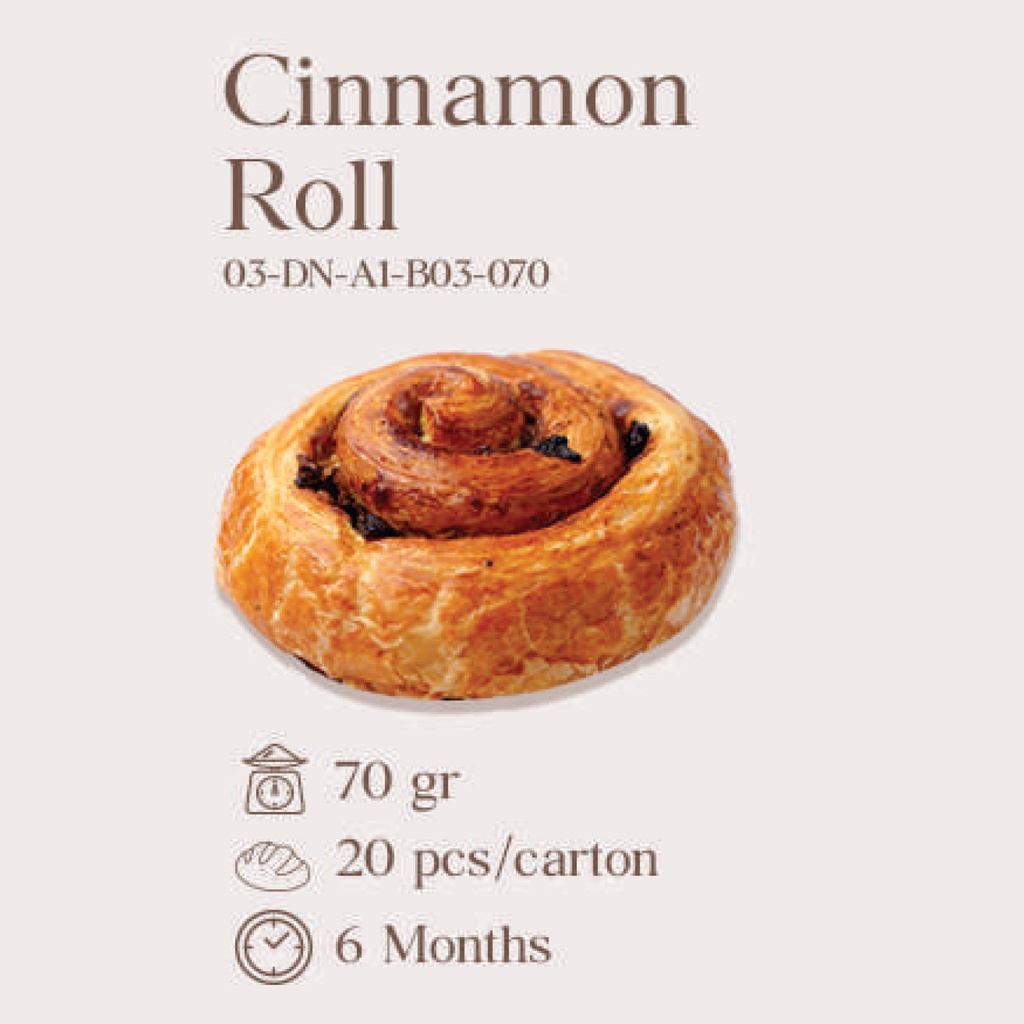 

CINNAMON ROLL FRESH/READY-TO-EAT (KARTON)