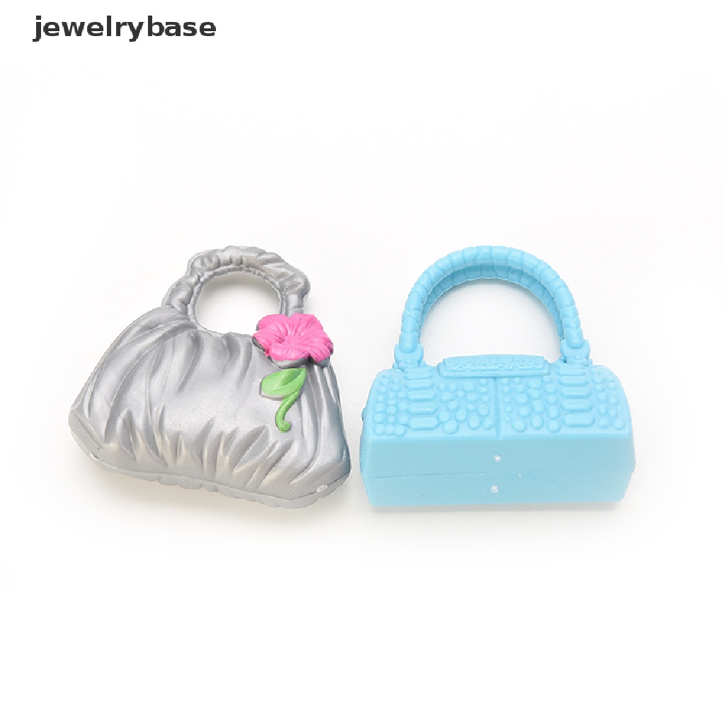 Mainan Miniatur Tas Handbag / Kalung / Sisir / Sepatu / Anting Untuk Aksesoris Boneka Barbie