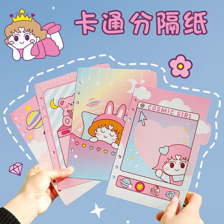 

PRODUK- PEMBATAS BINDER 6 RING A5 A6 LUCU - INDEX BINDER [THEHANSCORNER] .