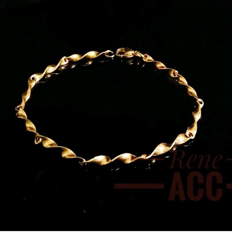 Gelang Titanium Rantai Gold Tangan Wanita