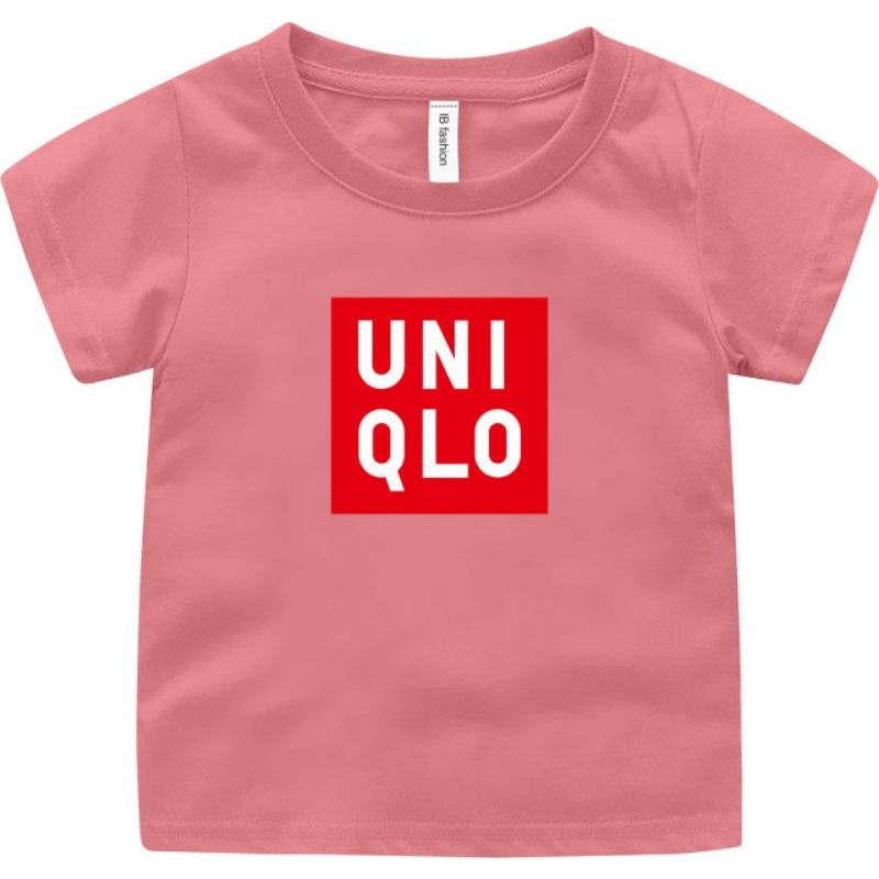 BAJU KAOS ANAK PEREMPUAN DAN LAKI LAKI SABLON DIGITAL MOTIF NIQLOH IDEAL UMUR 1 2 3 4 5 6 7 8 9 TAHUN UXLO FASHION