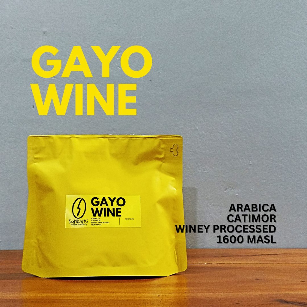 

Kopi Gayo Wine 200 gram - specialty single origin biji/bubuk