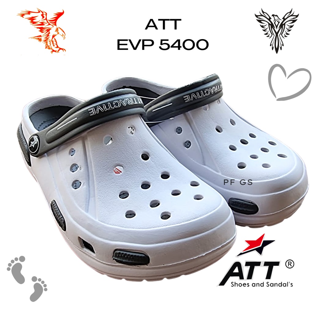 Sandal Baim Pria Wanita ATT EVP 5400 Fuji Bakpao Phylon White 38-43