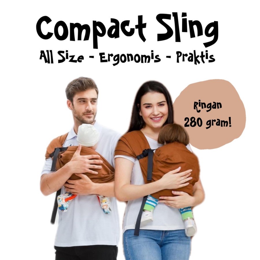 MERE ET MOI Compact Sling Gendongan Bayi Samping