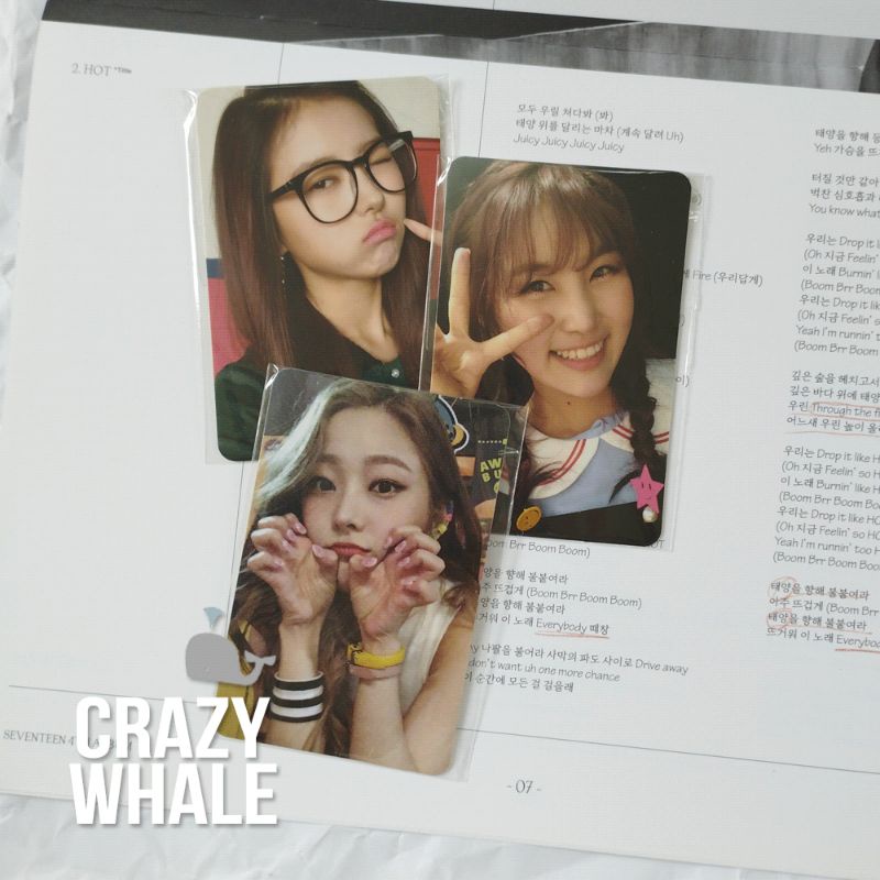 PC dan Profile Card PRISTIN 1st Mini Album - HiPristin