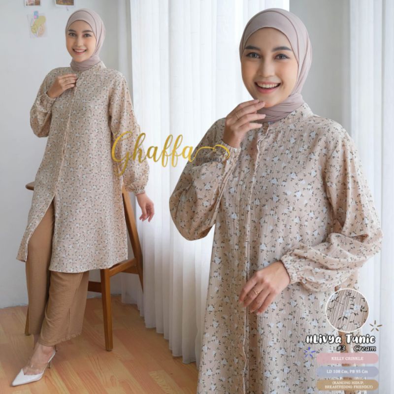 Livya Tunik Original By Ghaffar The Label 100% ORI