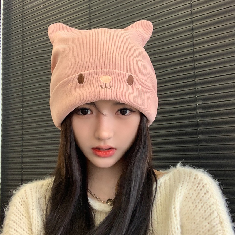 Topi Rajut Bahan Wol Untuk Musim Gugur Dan Dingin