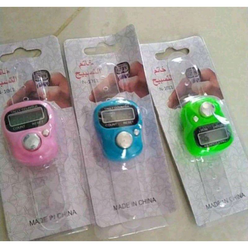 tasbih digital finger counter dzikir shx