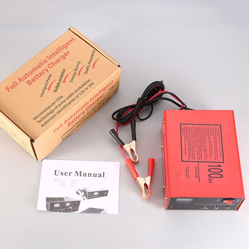 Charger Aki Motor Dan Mobil Otomatis Accu Kering Dan Basah Lead Acid Battery Charger Auto Charger Aki/Accu Mobil Motor