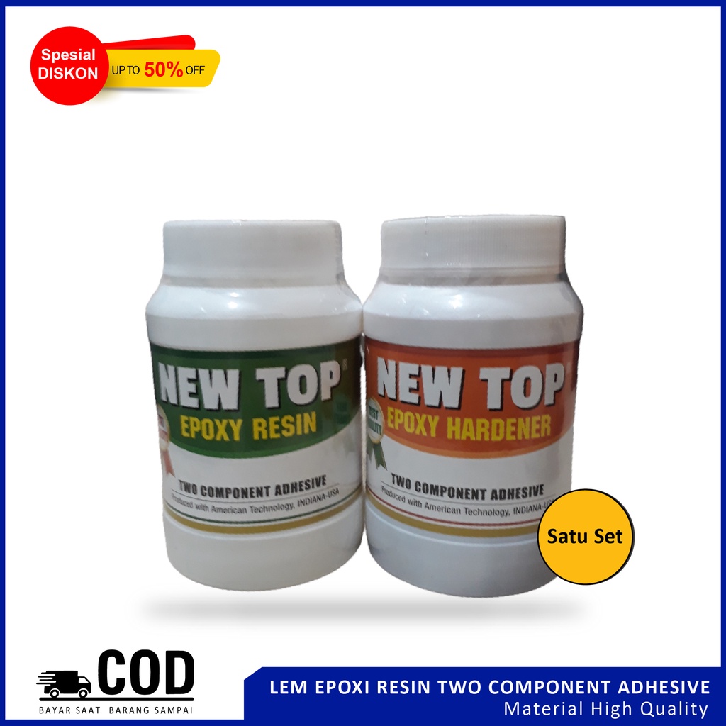 

LEM EPOXY RESIN SET 2 DUA KOMPONEN ADHESIVE RESIN MULTI FUNGSI MADE BY KUKDO KOREA