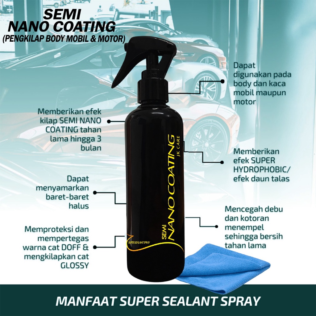 Super Spray Sealent Semi Nano Coating /Protection Quick Sealant Wax