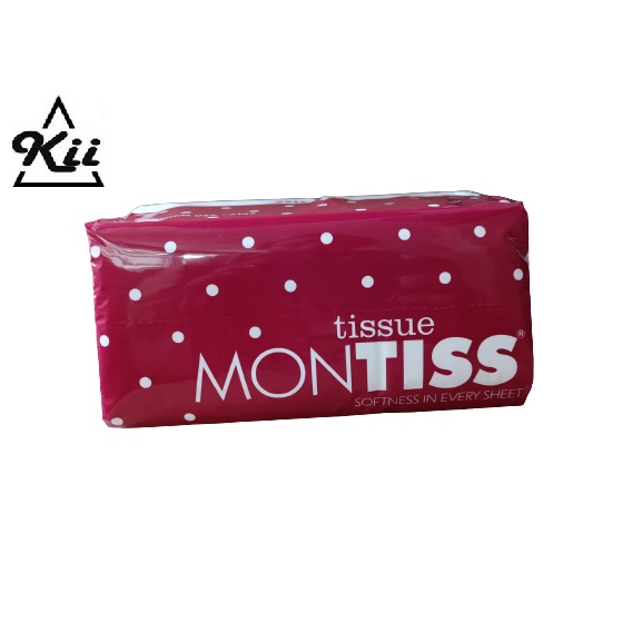 Tissue Facial MONTISS 250s 2Ply - Refill Tissue Facial 250 Lembar