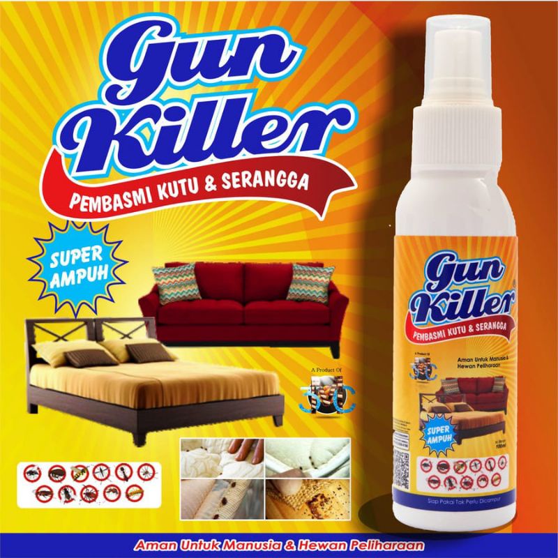 Pembasmi kutu kasur dan serangga 100 % Ampuh