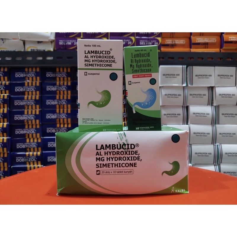 

Lambucid 10 Tablet Lambucid Sirup 60 ml