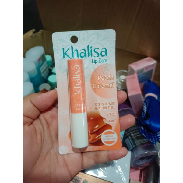 Khalisa Lip Care Peach Caramel SPF 25 + Vit E