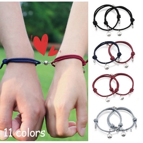 Gelang Magnet Persahabatan Bracelets Wanita 2pcs / 1Pas