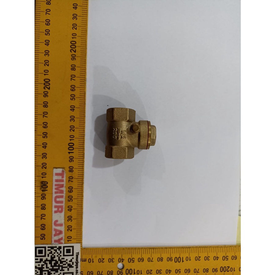 CHECK VALVE KUNINGAN 1/2 Inch Klep Tabok Swing Check Valve