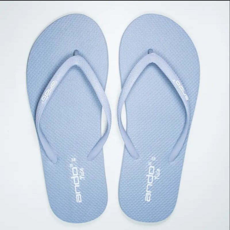 Sandal jepit ando nice wanita tali kecil - biru muda