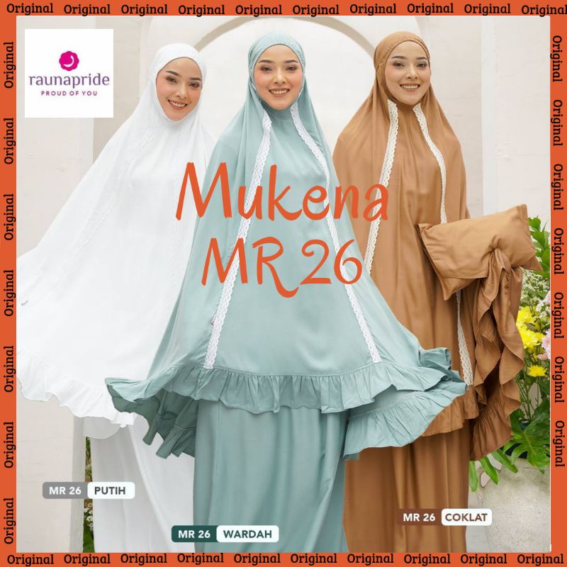 PROMO MR 26 MUKENA RAUNA-RAYON PREMIUM