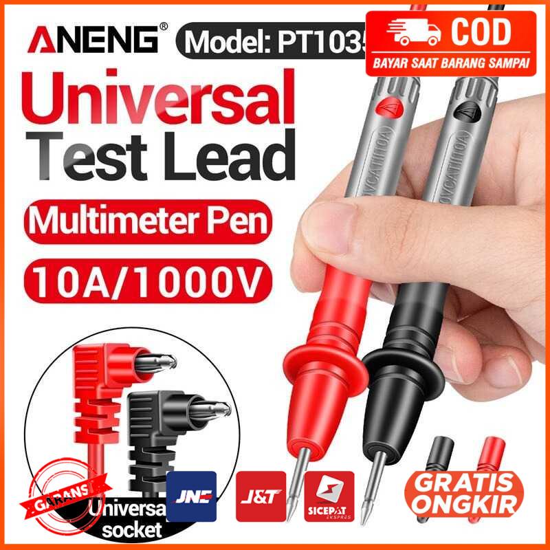 Kabel Multimeter Test Pen Test Lead Universal Socket 10A 1000V PT1035