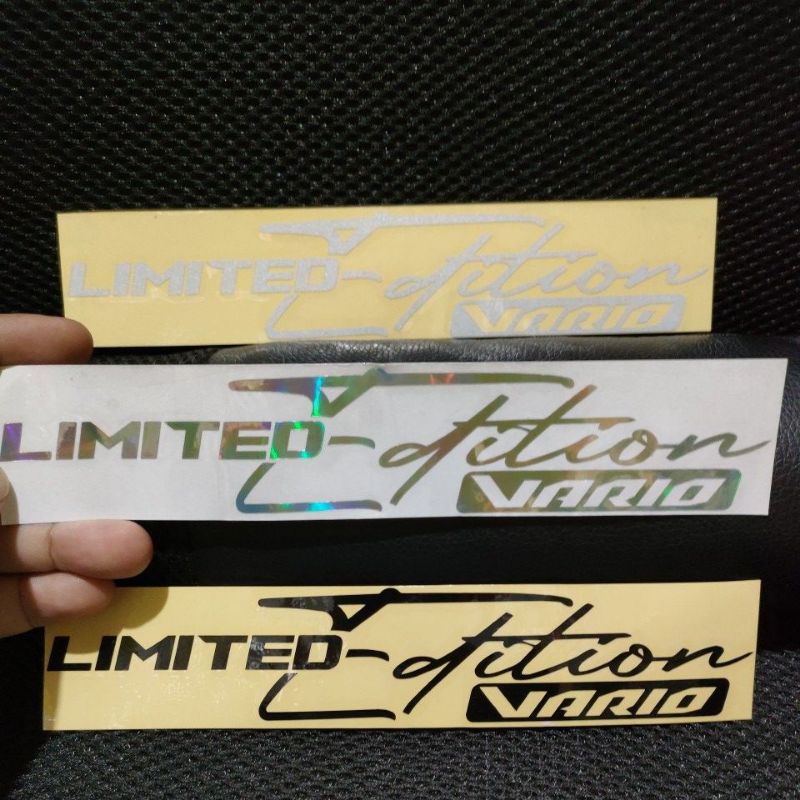Sticker limited Edition Vario stiker cutting