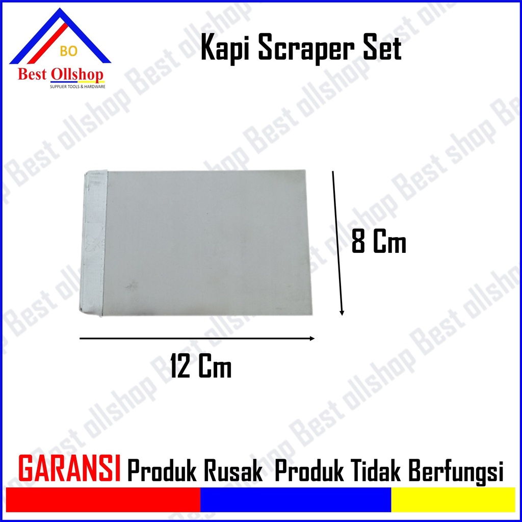 Kapi Set Stainless / Kape Kapi Cat Set Pisau Dempul Set Slipper Dempul Set 4 pcs Stainless Steel