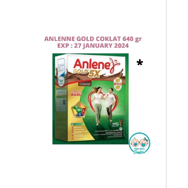 

Anlene gold coklat 640gr