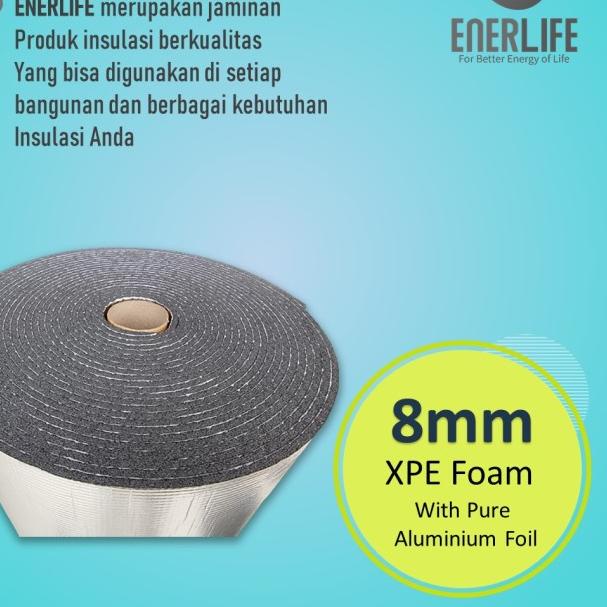 Aluminium Foil Atap - Thermal Foam 8mm Double Harga Per Meter S-8A2