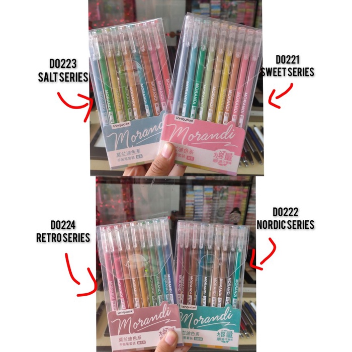 

Buruan serbu] morandi real gel pen ballpoint gel isi 9 bh