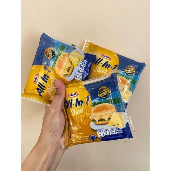 Keju kraft slice all in one isi 10