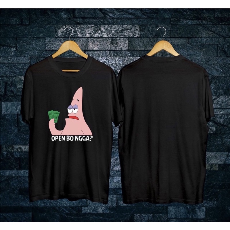 T-shirt Costume  Kaos/Baju Distro Original Kaos Pria / Wanita Baju Pactrik Open Bo Gak ?
