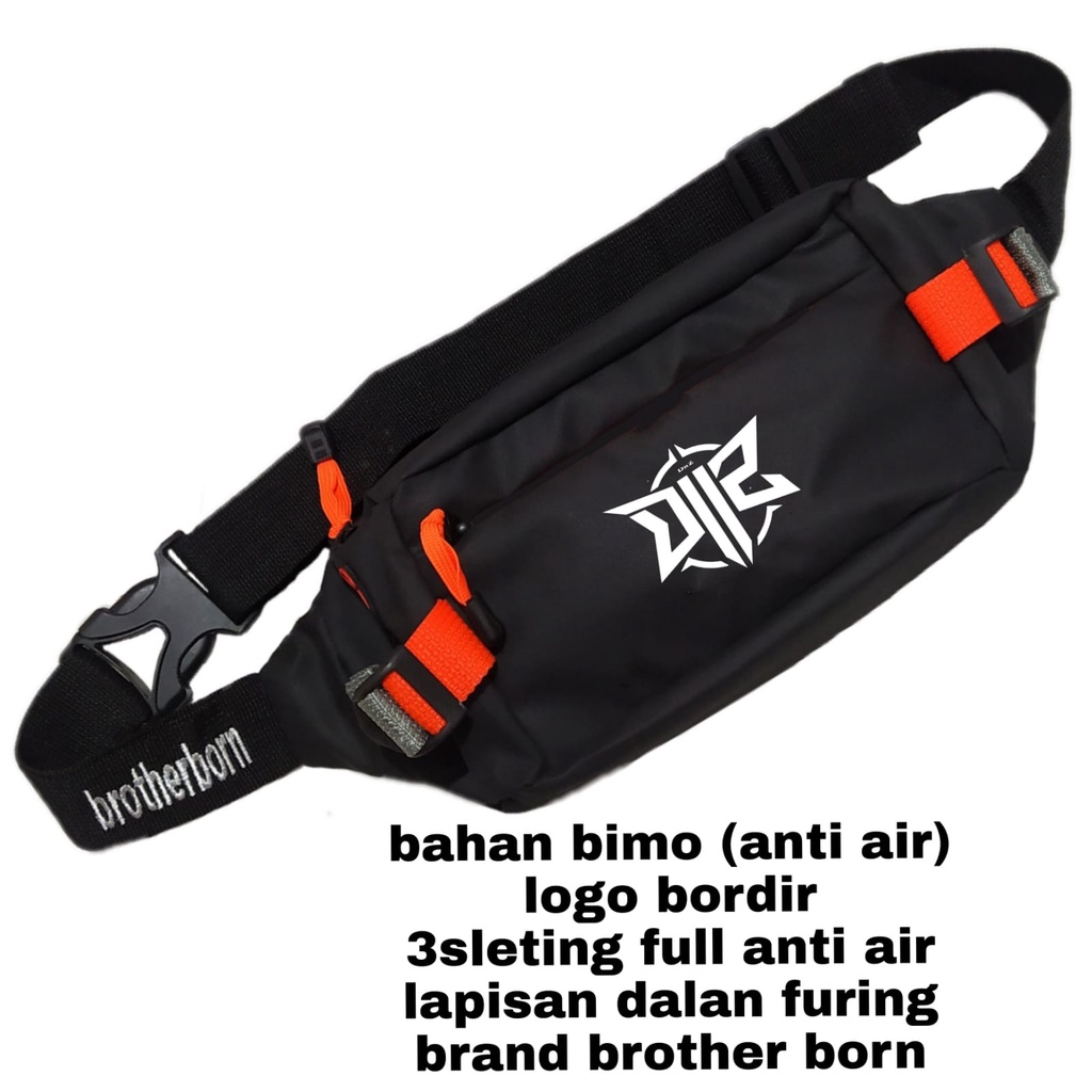 DnZ Tas selempang pria wanita waistbag waterproof tas pinggang distro premium