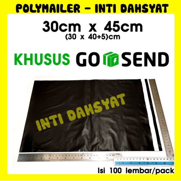 

Dijual sparepart KHUSUS GOSEND INSTANT - POLYMAILER HITAM 30x45- ISI 32pack/ Murah